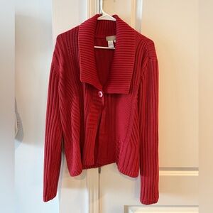 Red Knit Sweater